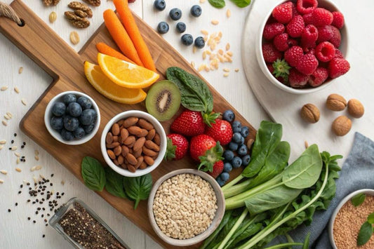 antioxidant-rich foods supporting fertility and egg quality