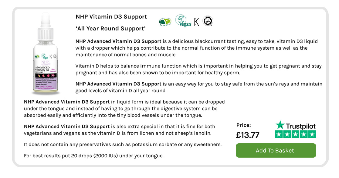 NHP Vitamin D3 Support